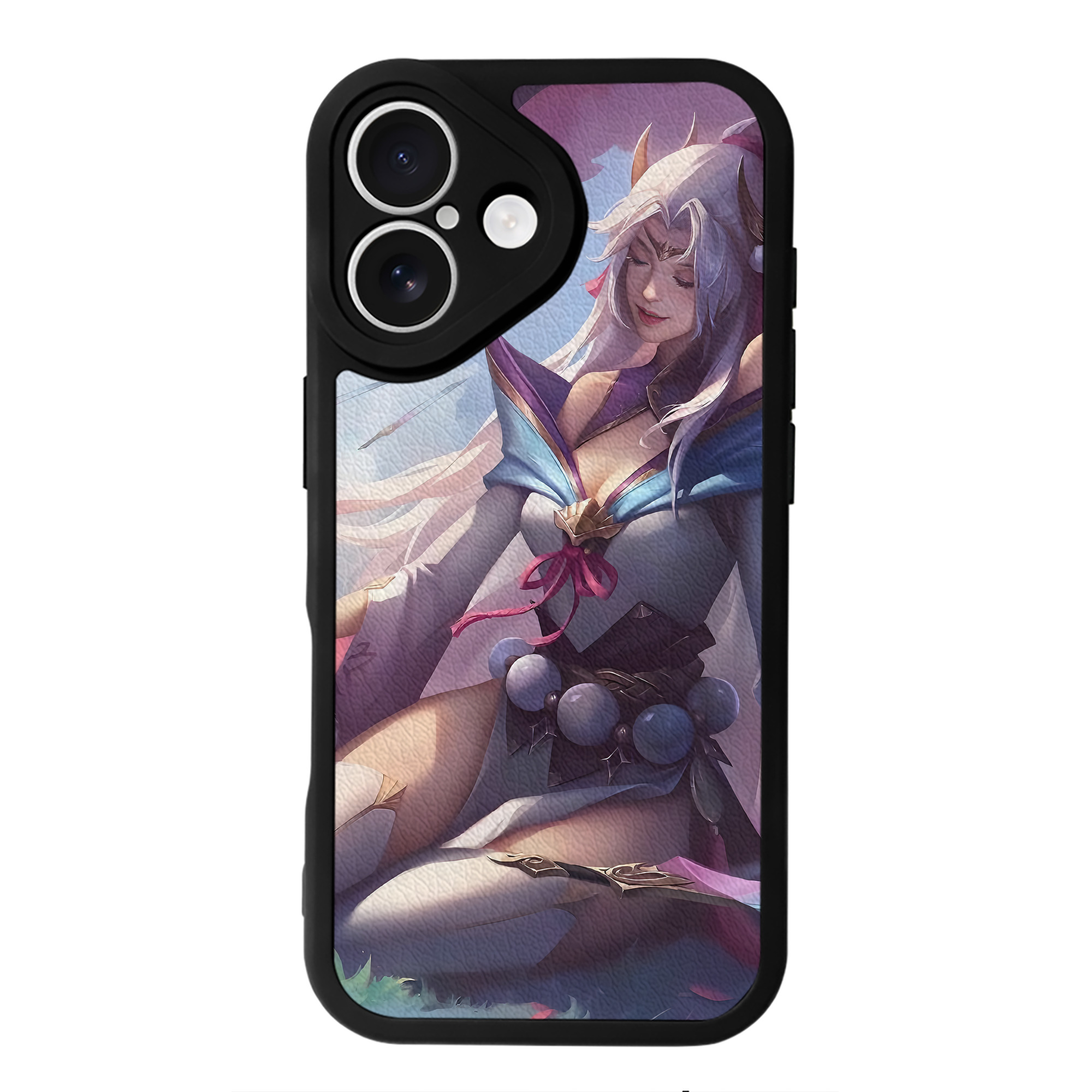 リーグ・オブ・レジェンド League of Legends LOL 【iPhone 16シリーズ対応】シリコンスマホケース（レザー調） 材質：シリコン